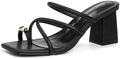 Women’s Square-Toe Block-Heel Thong Sandals