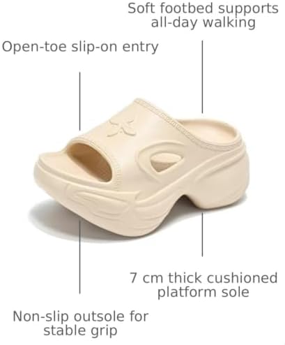 Women’s Thick-Sole EVA Platform Slides