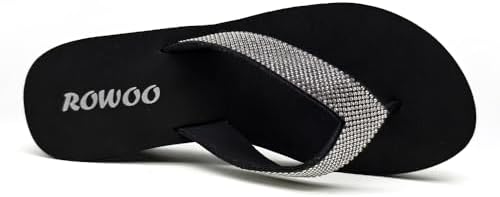 Women’s Rhinestone Wedge Flip-Flops