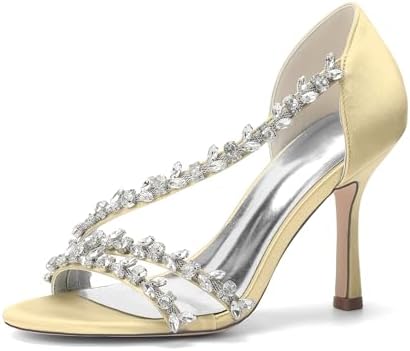 Women’s Crystal-Strap Stiletto Sandals