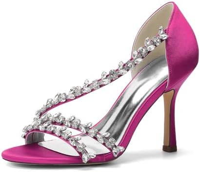Women’s Crystal-Strap Stiletto Sandals