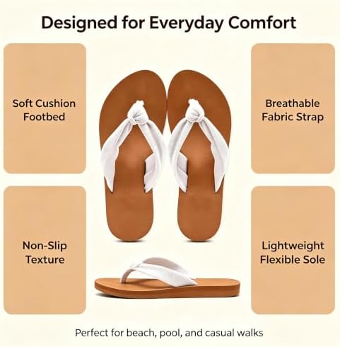 Women’s Soft-Knit Thong Flip-Flops