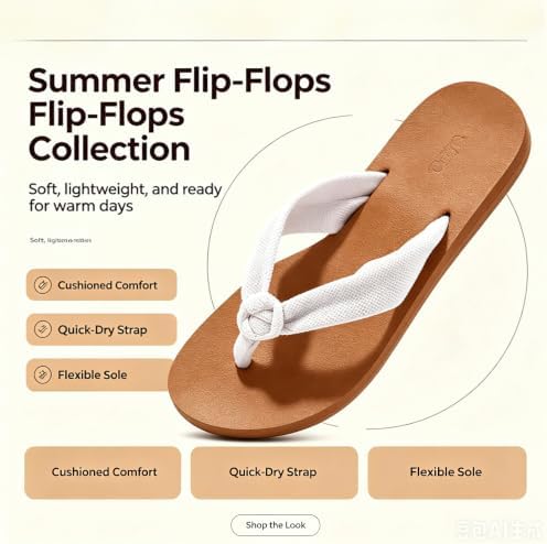 Women’s Soft-Knit Thong Flip-Flops
