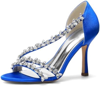 Women’s Crystal-Strap Stiletto Sandals