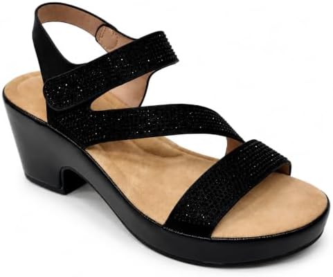 Women’s Rhinestone Platform Sandals