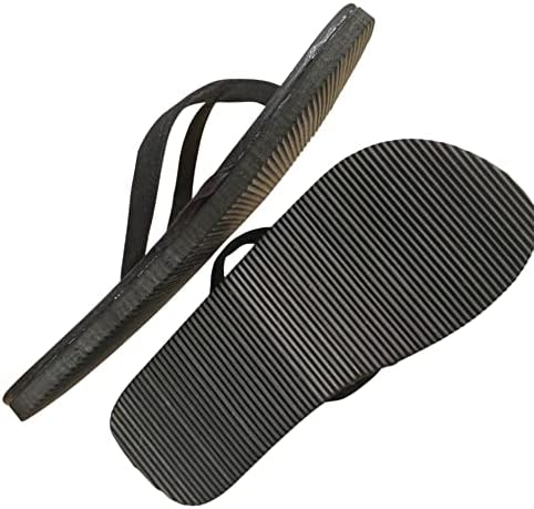 Bamboo Straw Cross-Strap Flip-Flops