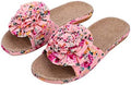 Women’s Floral Bow Flat Slides