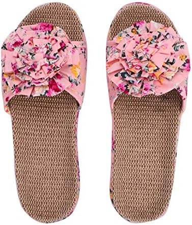 Women’s Floral Bow Flat Slides