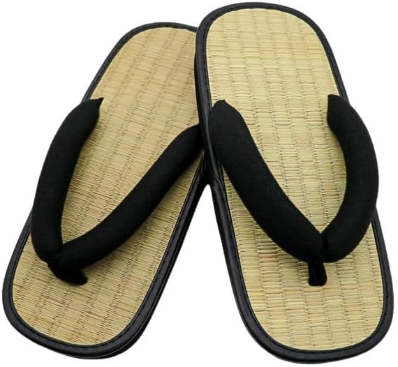 Bamboo Tatami Straw Flip-Flops