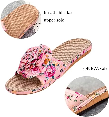 Women’s Floral Bow Flat Slides