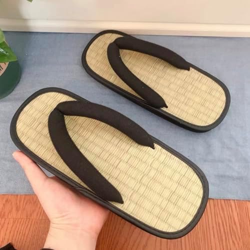 Bamboo Tatami Straw Flip-Flops