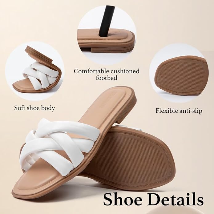 Women’s Minimalist Flat Slide Sandals