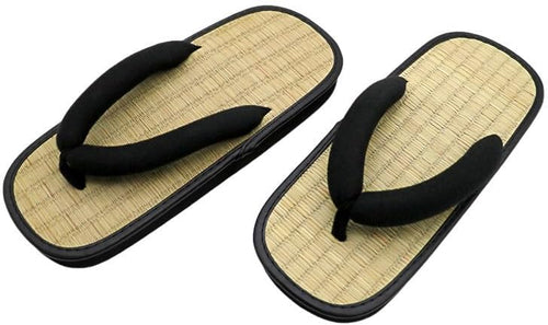 Bamboo Tatami Straw Flip-Flops