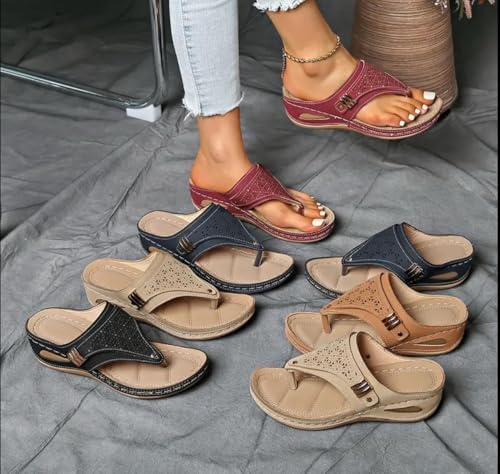 Women’s Buckled Thong Footbed Sandals