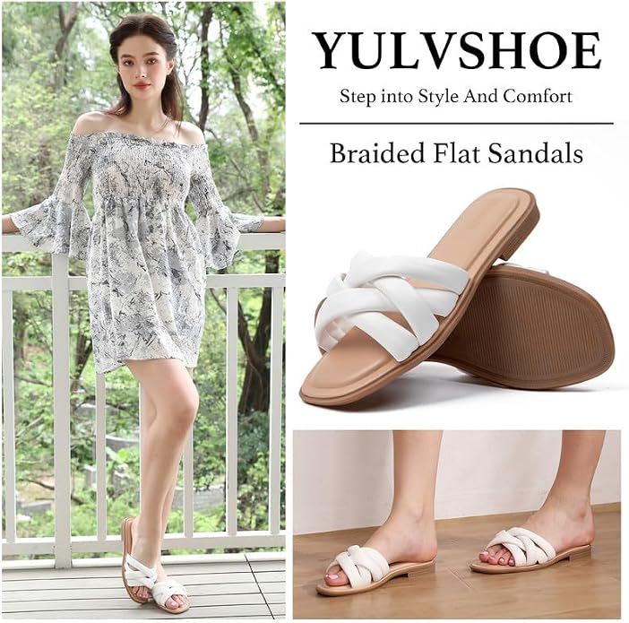 Women’s Minimalist Flat Slide Sandals
