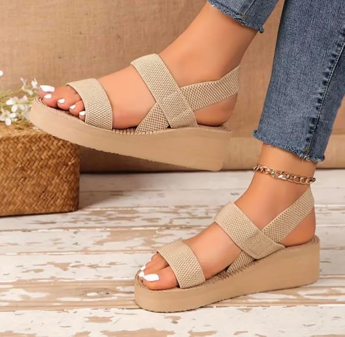 Women’s Woven-Strap EVA Wedge Sandals
